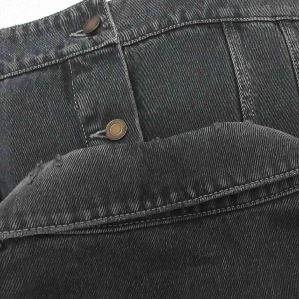Saint Laurent Paris Denim Jacket Trucker Cotton 54 Black — view 8