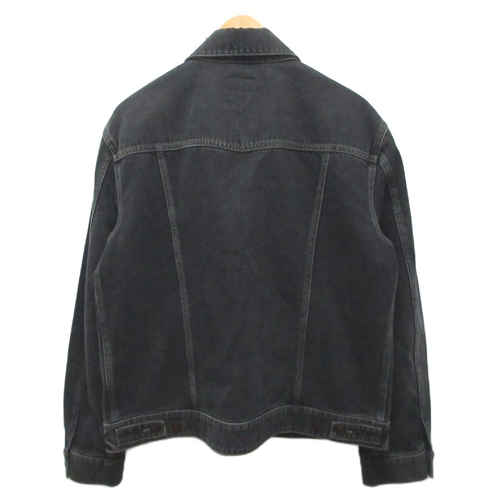 Saint Laurent Paris Denim Jacket Trucker Cotton 54 Black — view 2