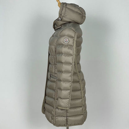 Moncler Hermine Down Coat Beige — view 2
