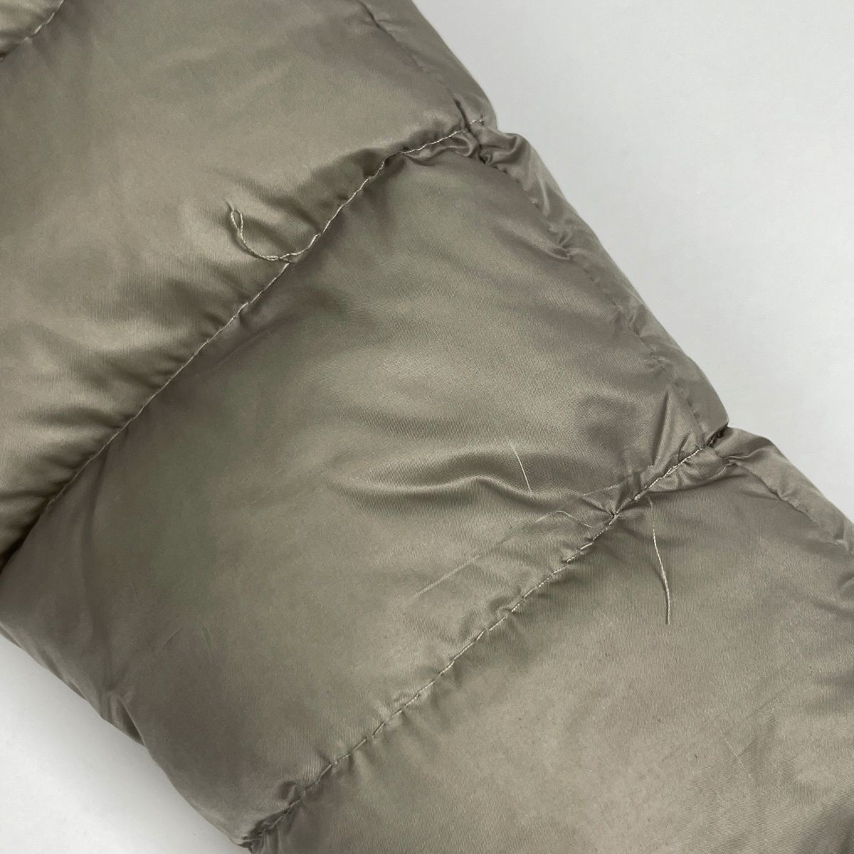 Moncler Hermine Down Coat Beige — view 7
