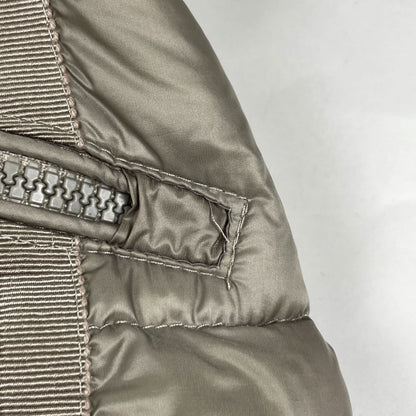 Moncler Hermine Down Coat Beige — view 6