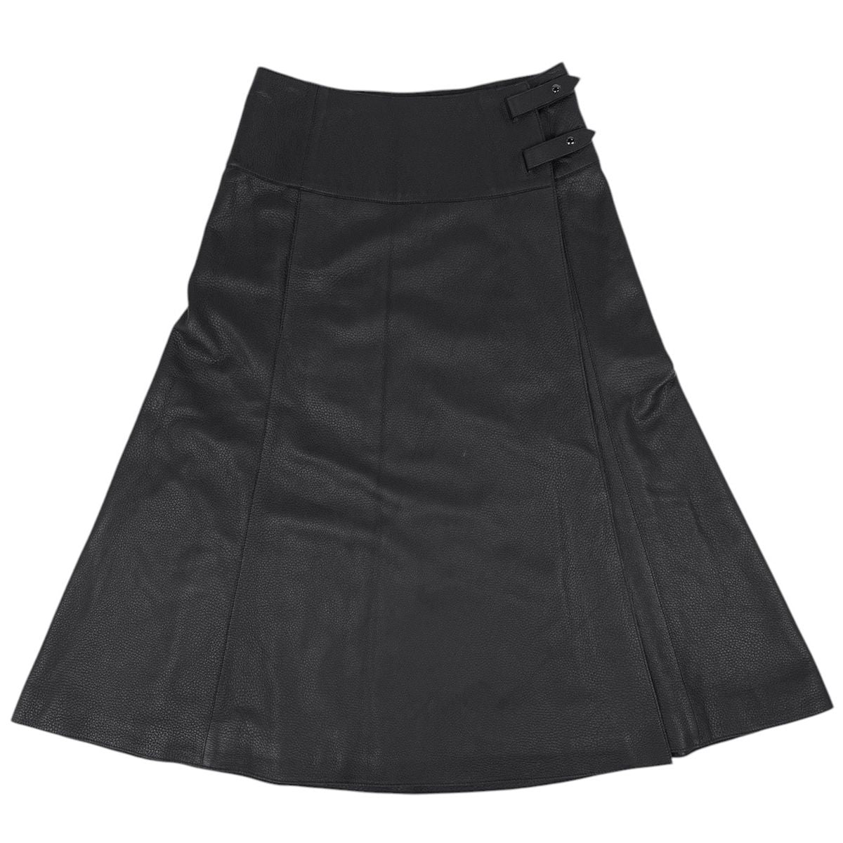 Hermes Maxi Skirt Calf Black