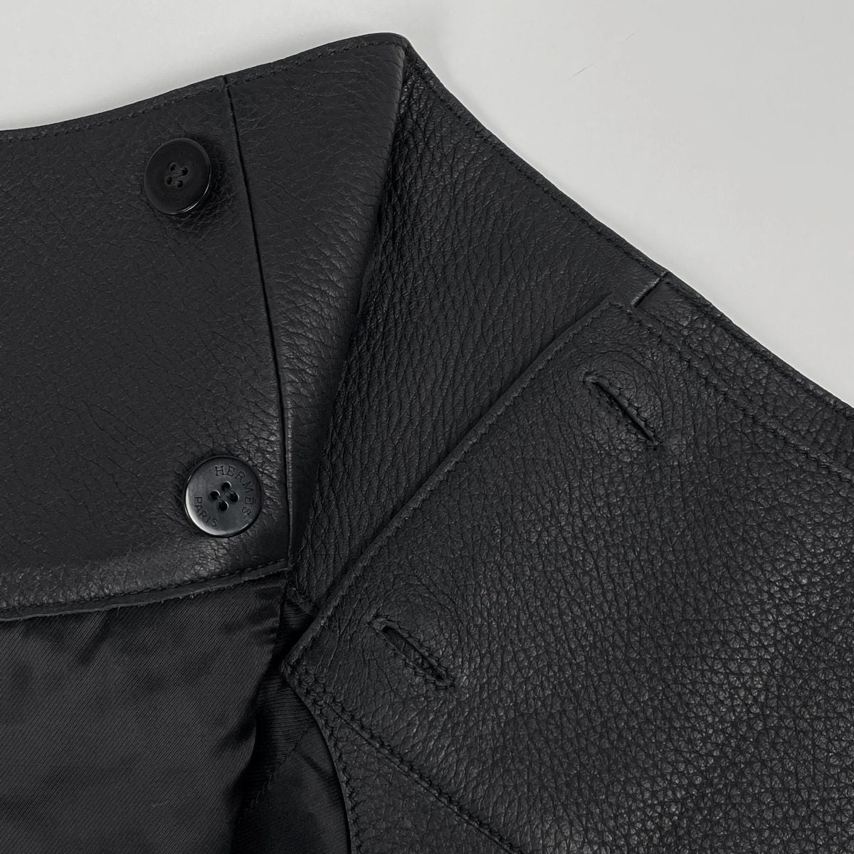 Hermes Maxi Skirt Calf Black — view 6