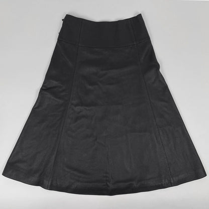 Hermes Maxi Skirt Calf Black — view 2