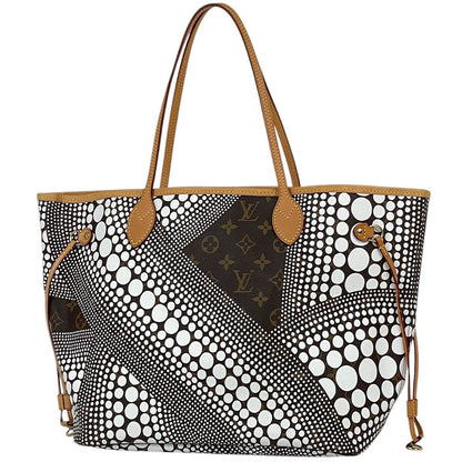 Louis Vuitton Neverfull MM Tote Yayoi Kusama Pumpkin Dot Shoulder Bag Monogram