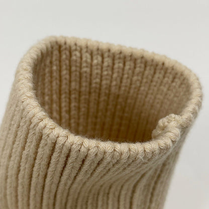 Hermes Knit Cardigan Top Cotton Nylon Beige — view 6
