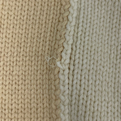 Hermes Knit Cardigan Top Cotton Nylon Beige — view 3