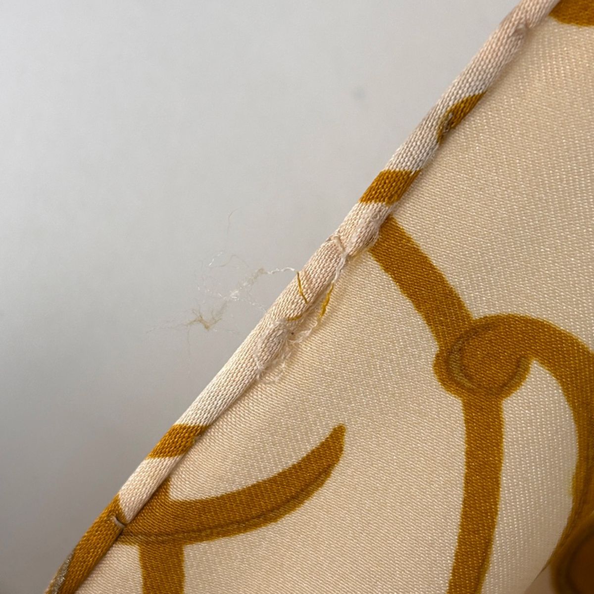 Chanel Scarf CC Logo Sunflower Silk Beige Multicolor — view 3