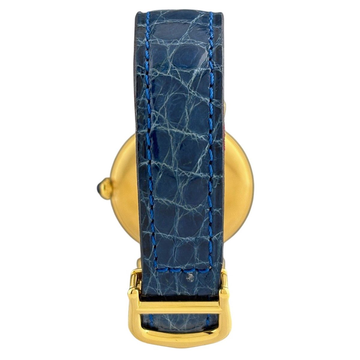 Cartier Must Vendome LM Watch Leather Quartz Silver — view 3