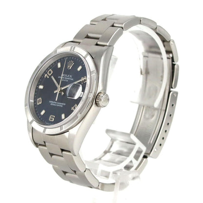 Rolex Oyster Perpetual Date SS Automatic P Number Watch — view 2