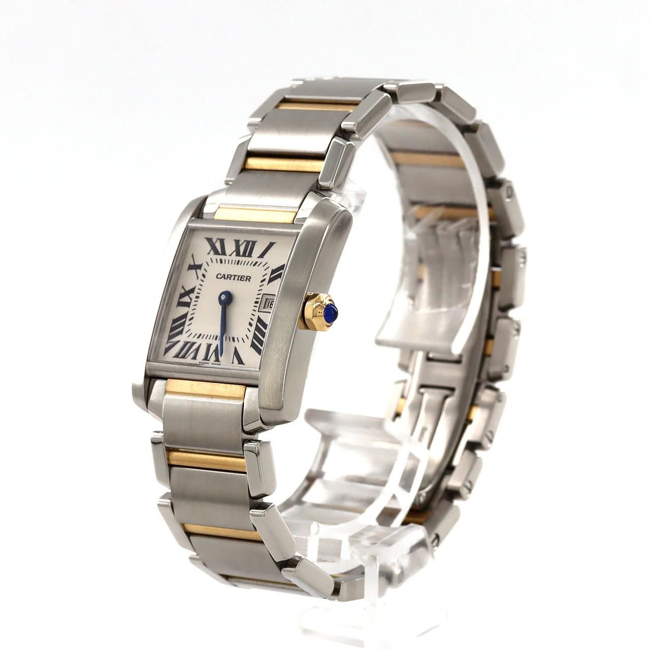 Cartier Tank Francaise MM Date Quartz Watch — view 2