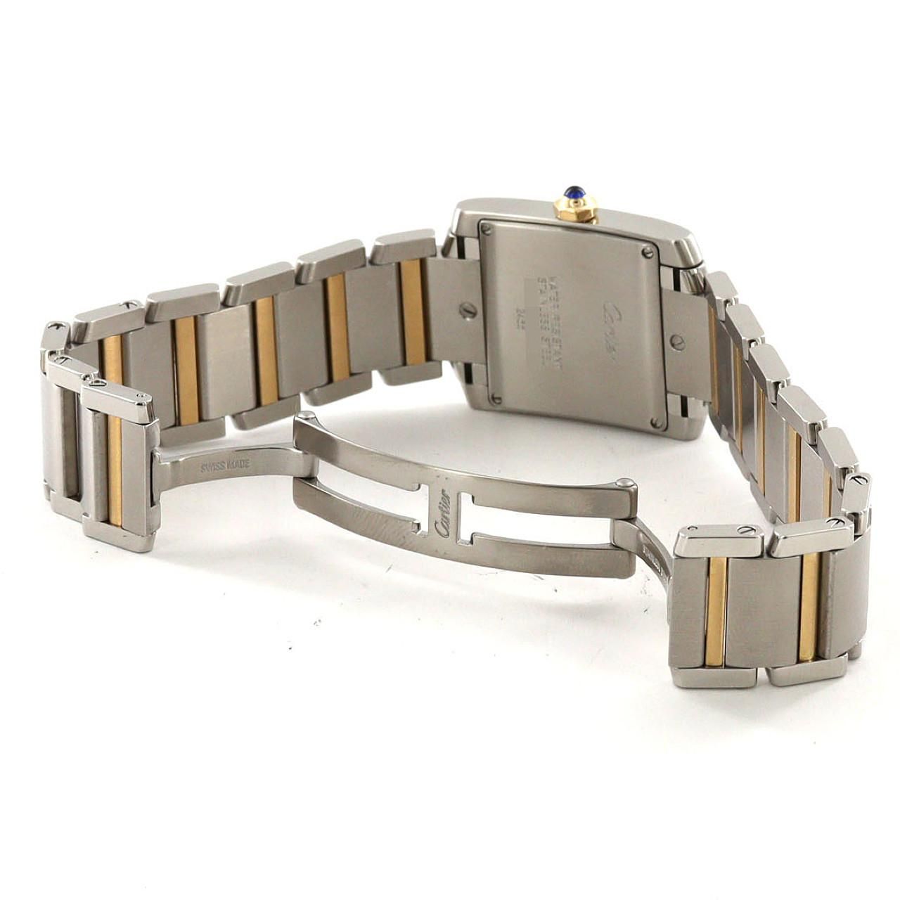 Cartier Tank Francaise MM Date Quartz Watch — view 7