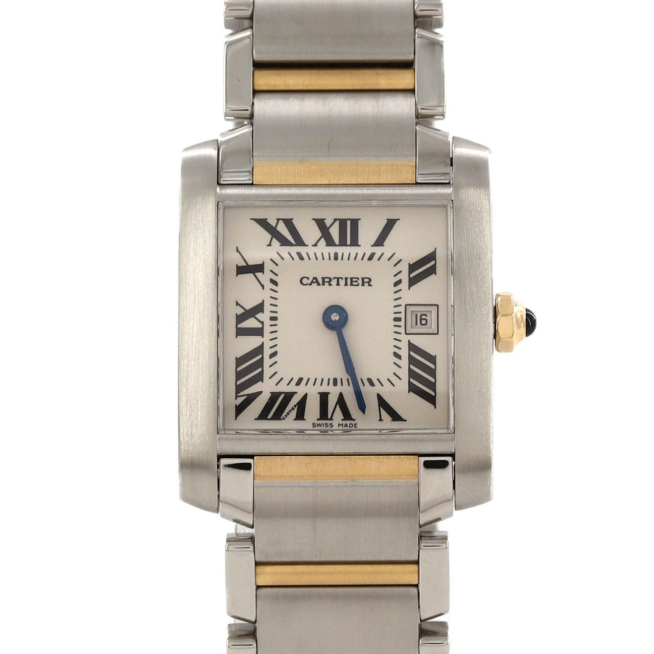 Cartier Tank Francaise MM Date Quartz Watch