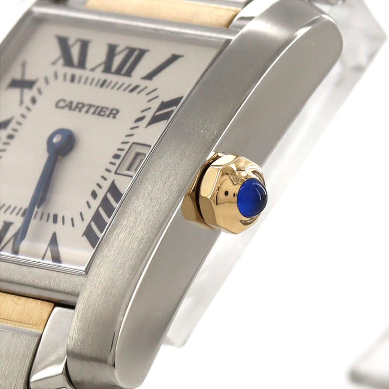 Cartier Tank Francaise MM Date Quartz Watch — view 4