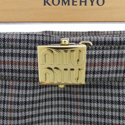 Miu Miu Skirt Gray — view 7