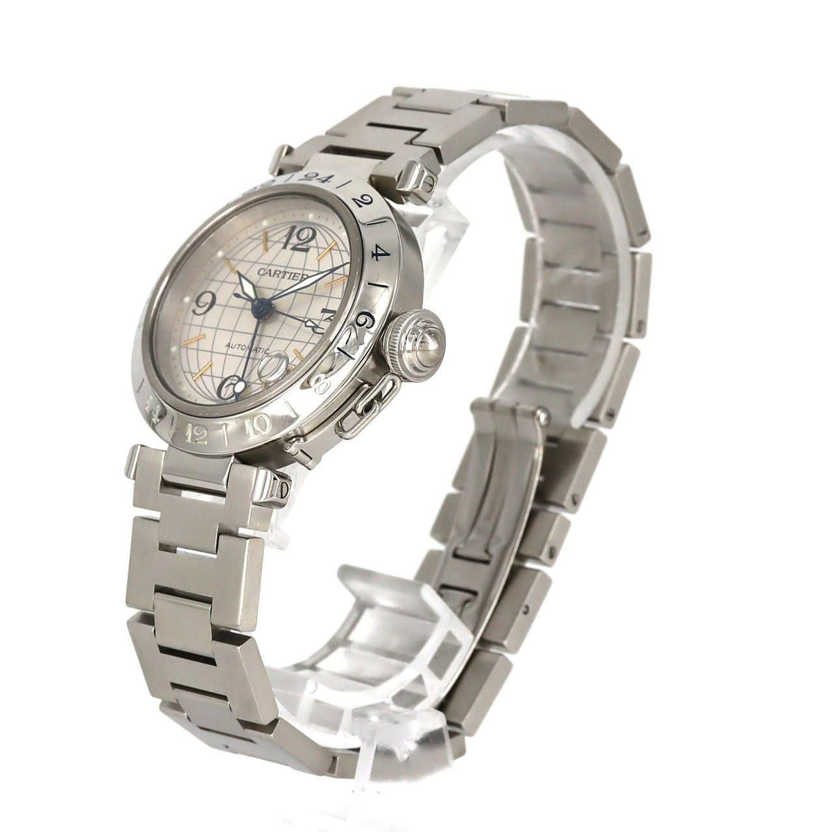 Cartier Pasha C GMT SS Automatic Watch — view 2