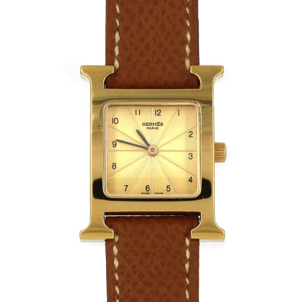 Hermes Watch Quartz Gold