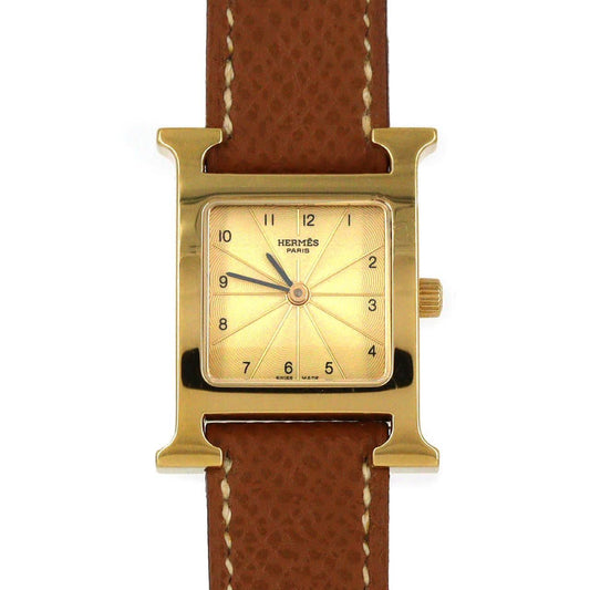 Hermes Watch Quartz Gold