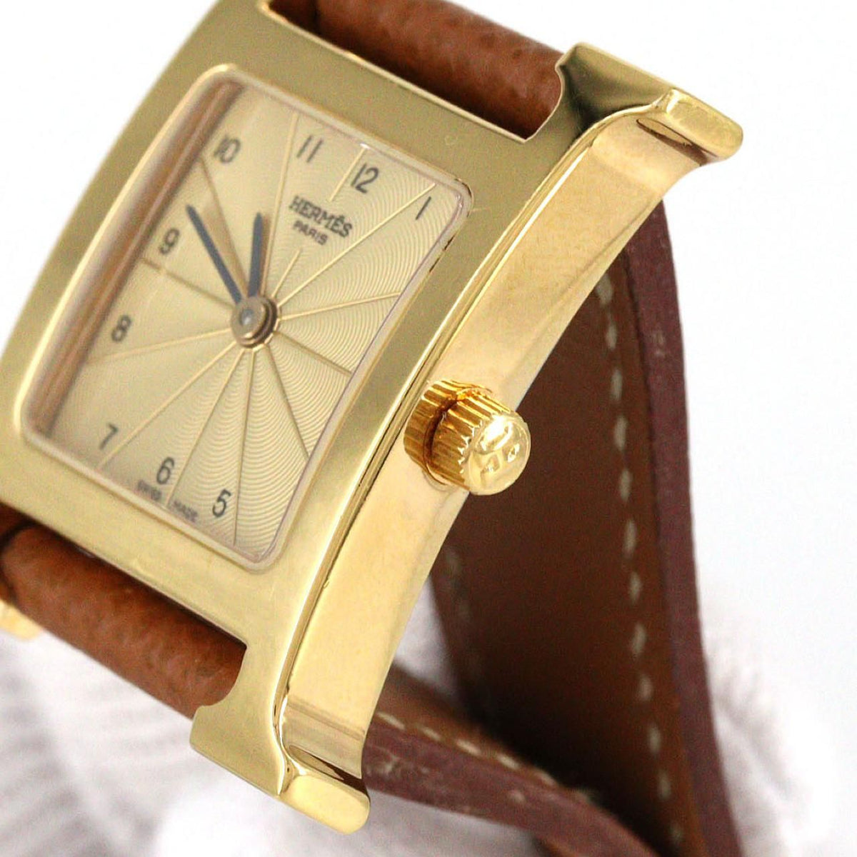 Hermes Watch Quartz Gold — view 5
