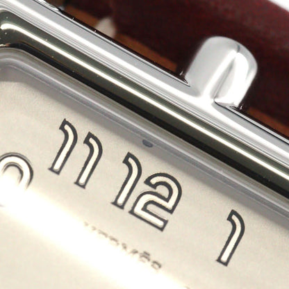 Hermes Cape Cod Double Tour SS Quartz Watch — view 6
