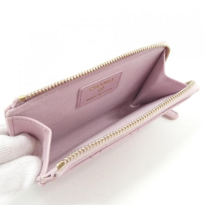 Chanel Card Case Card Holders Pink — view 7