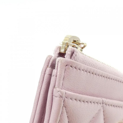 Chanel Card Case Card Holders Pink — view 4