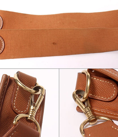 Hermes Shoulder Bag Crossbody Gold Evelyne I GM — view 6