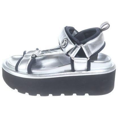 Louis Vuitton Pool Pillow Line Platform Sandals LV Circle Logo Velcro Strap — view 2