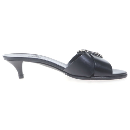 Hermes Martin Margiela Era Belt Sandals Leather Black 37 — view 6