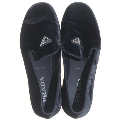 Prada Triangle Logo Suede Loafers Slip on 8 — view 4