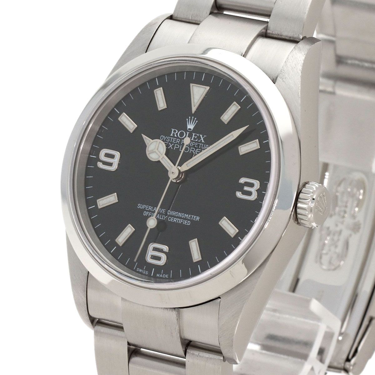 Rolex Explorer 1 Watch SS — view 3