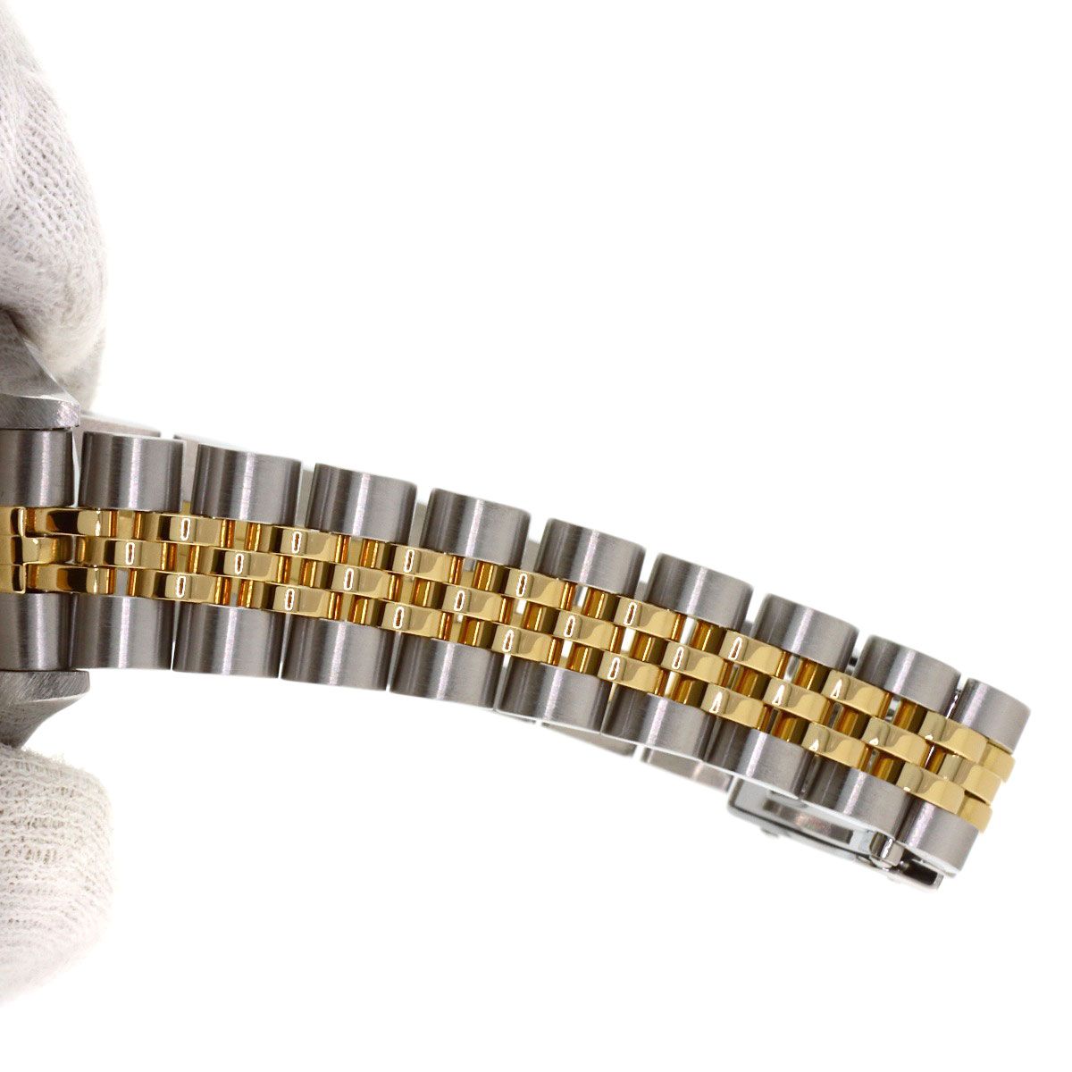 Rolex Datejust Diamond Watch SS Yellow Gold 18K — view 8
