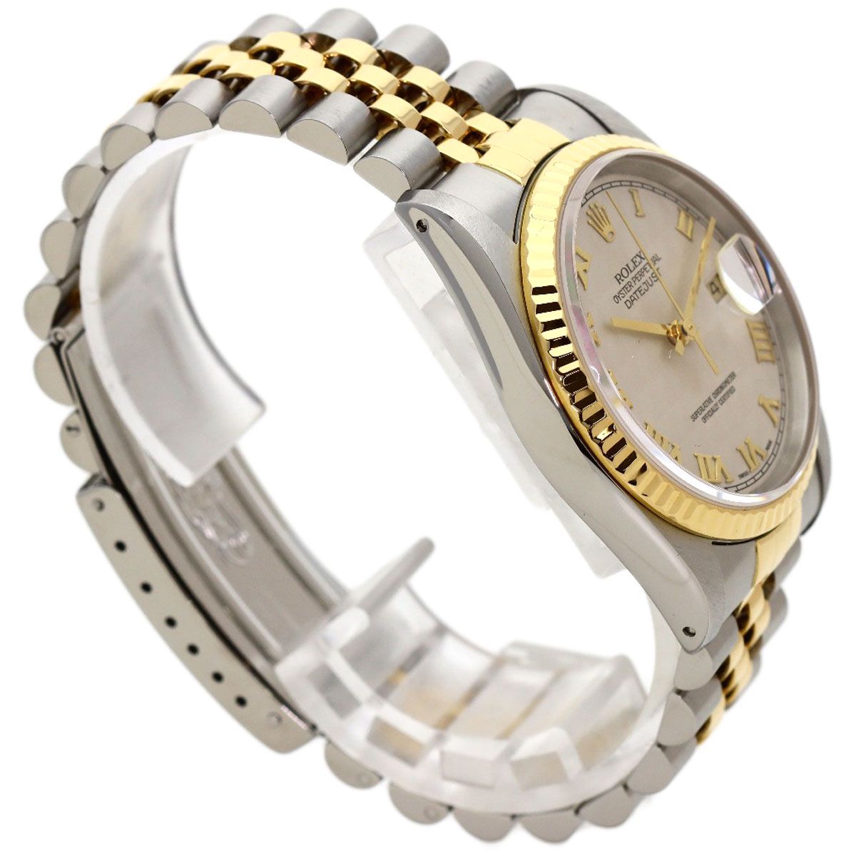 Rolex Datejust Pyramid Roman SS Yellow Gold 18K — view 2