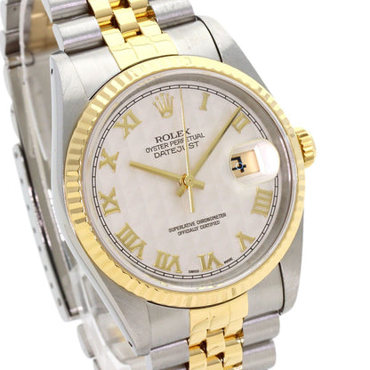 Rolex Datejust Pyramid Roman SS Yellow Gold 18K — view 4