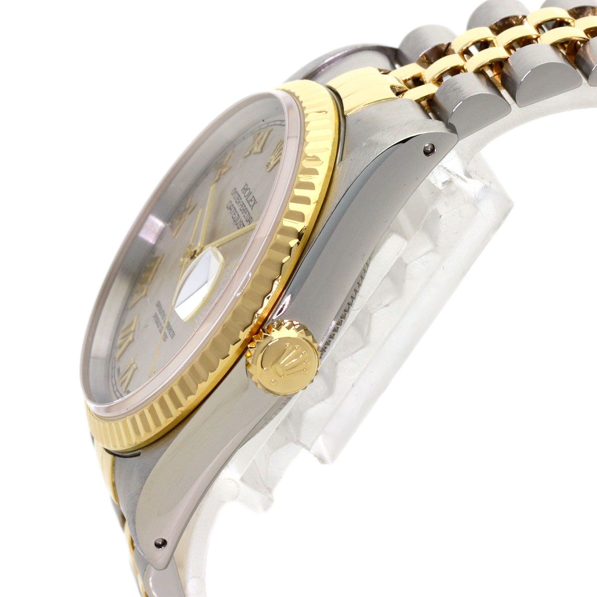 Rolex Datejust Pyramid Roman SS Yellow Gold 18K — view 5