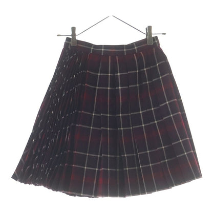 Dior Pleated Skirt Red Purple 34 — view 2
