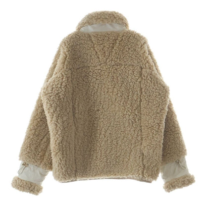 Louis Vuitton Monogram Fuzzy Wool Fleece Jacket 36 Beige — view 2