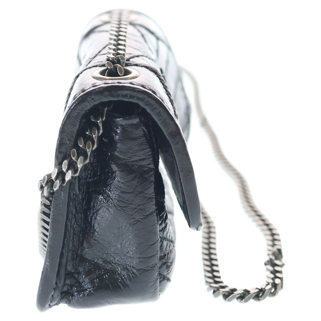 Saint Laurent Paris Niki Chain Case Cassandra Mini Pouch Black — view 3