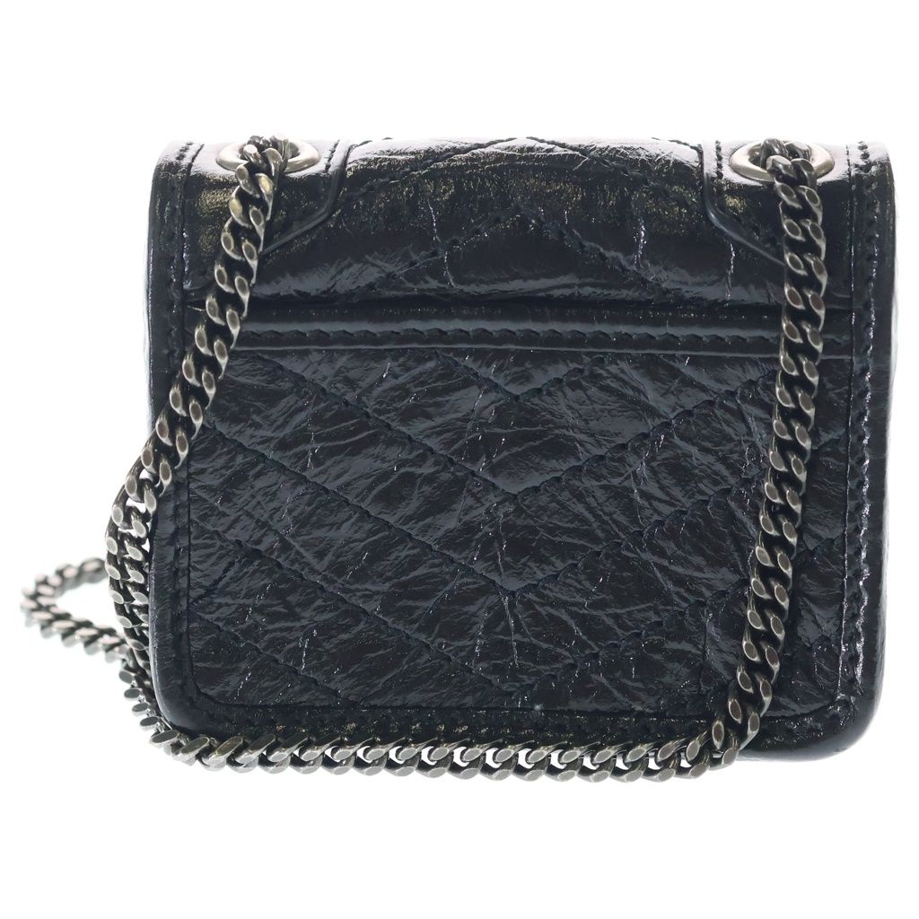 Saint Laurent Paris Niki Chain Case Cassandra Mini Pouch Black — view 2