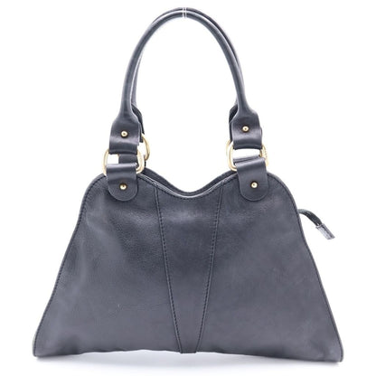 Fendi Handbag Diavolo Black Leather Gold