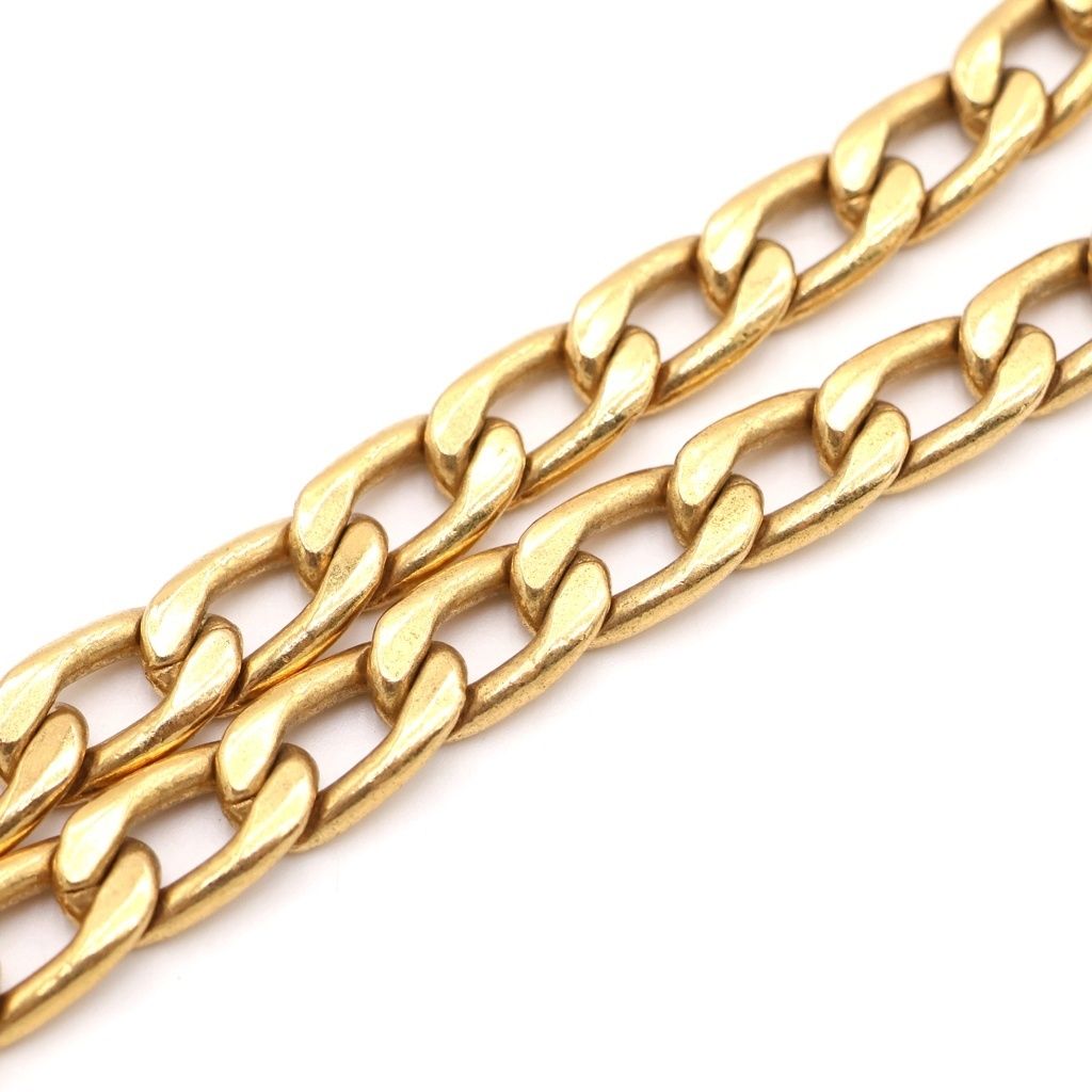 Chanel Cambon CC Logo Medal Chain Belt Gold Plated — view 5