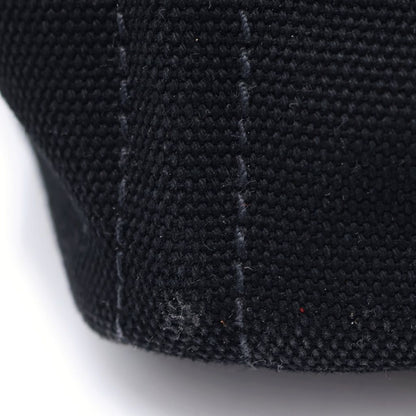 Prada Canapa Perforated 2-Way Shoulder Bag Black Canvas Silver — view 7