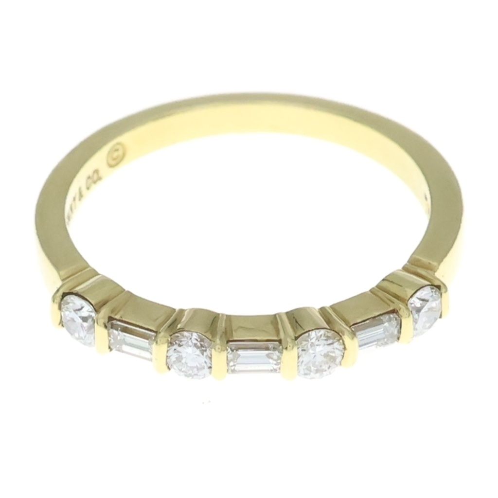 Tiffany & Co Forever Band Embrace Diamond Ring Yellow Gold — view 4