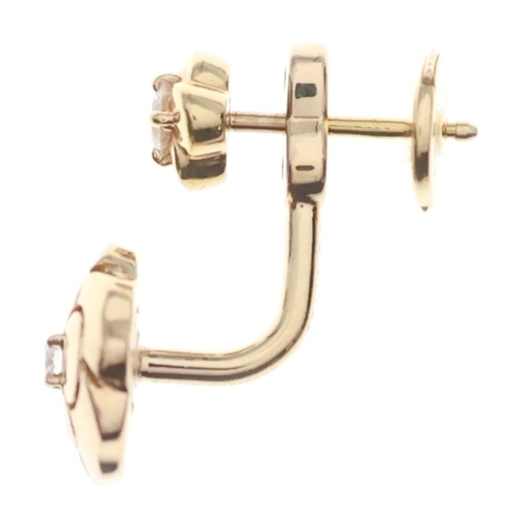 Chanel Camellia Collection Transformable Single Earring Pink Gold Diamond 18K — view 3