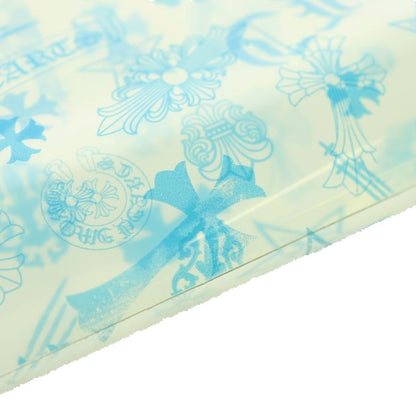 Chrome Hearts Clear Vinyl Pouch CH Print File Blue — view 8