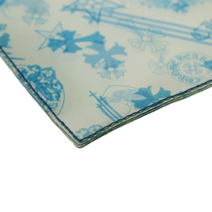 Chrome Hearts Clear Vinyl Pouch CH Print File Blue — view 4