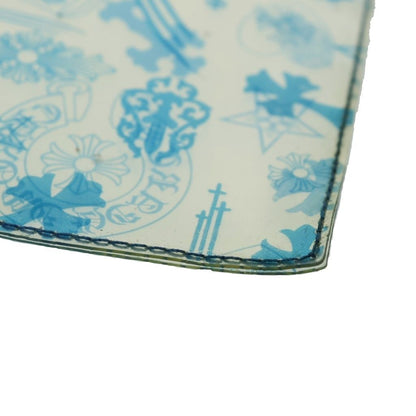 Chrome Hearts Clear Vinyl Pouch CH Print File Blue — view 5