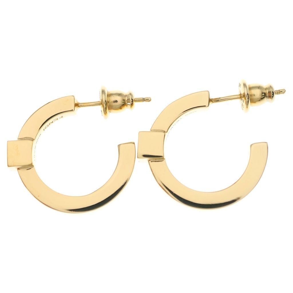 Fendi Forever Hoop Earrings Gold — view 3