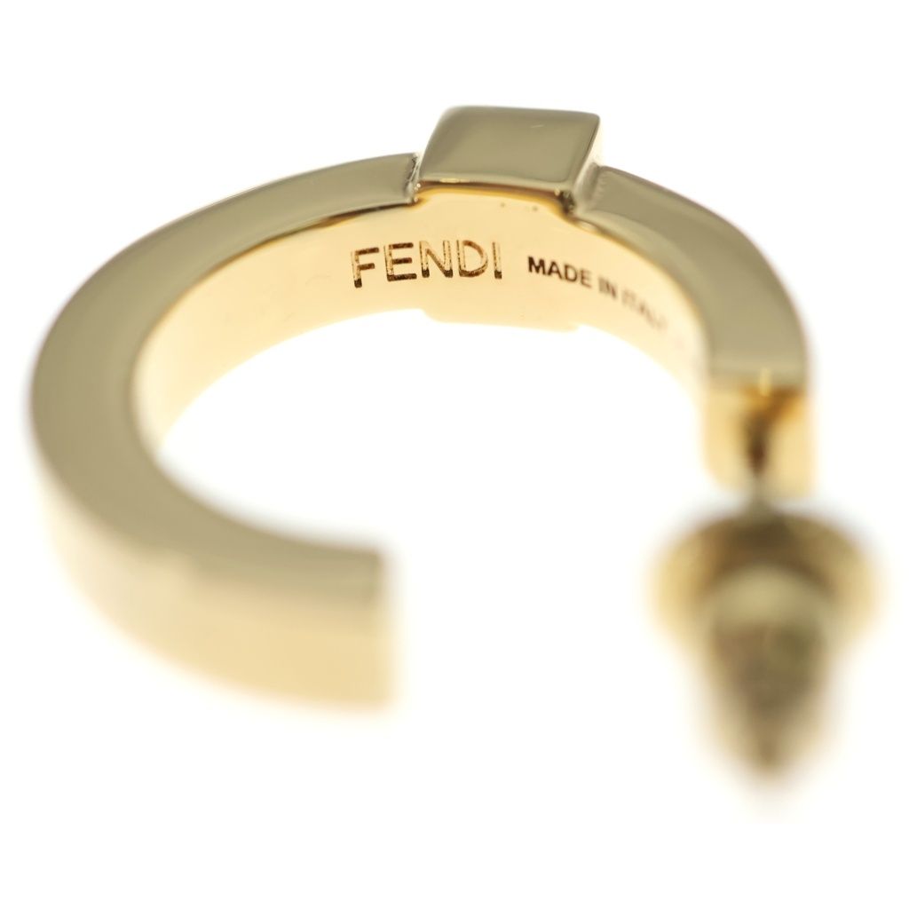 Fendi Forever Hoop Earrings Gold — view 5