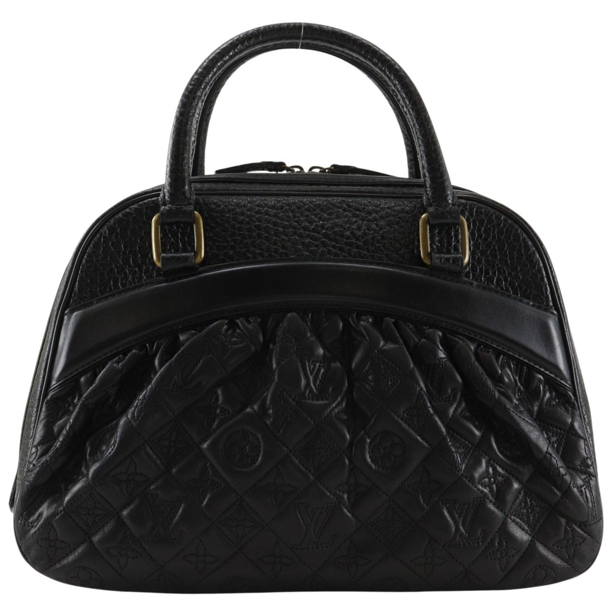 Louis Vuitton Mitzi Monogram Vienna Lambskin Noir Black Handbag